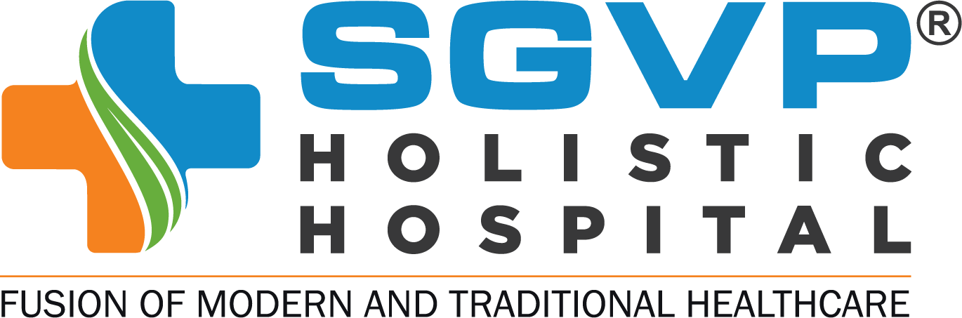 logo of "SGVP Hospital" at hungrito food fest 8.0