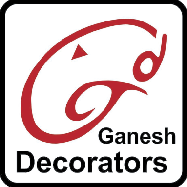 logo of "ganesh decorators" at hungrito food fest 8.0