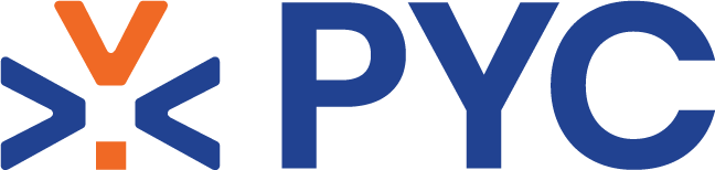 logo of "PYC" at hungrito food fest 8.0