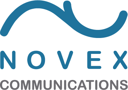 logo of "novex" at hungrito food fest 8.0