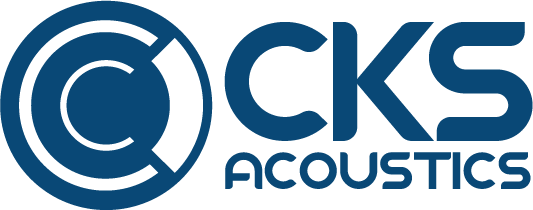 logo of "cks accoustics" at hungrito food fest 8.0