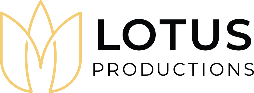 logo of "lotus production" at hungrito food fest 8.0