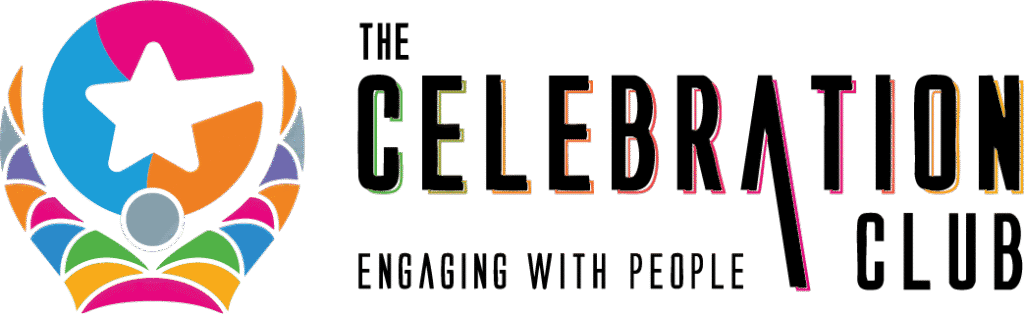 logo of "celebration club" at hungrito food fest 8.0