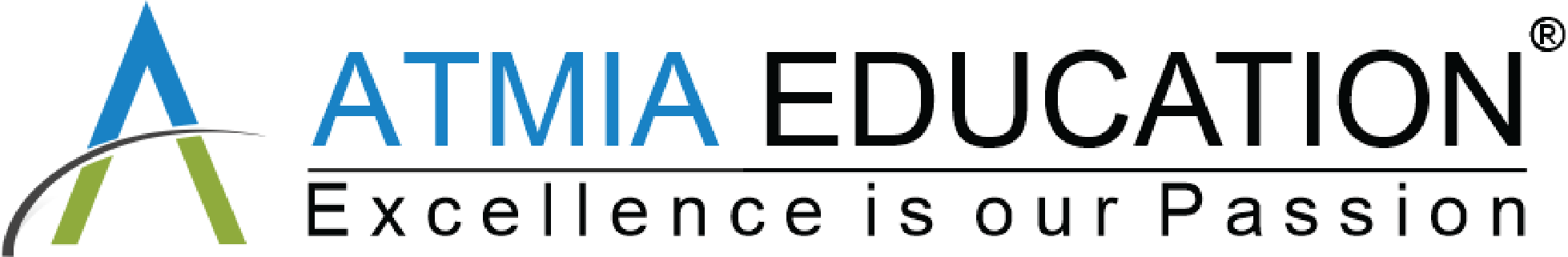 logo of "atmia education" at hungrito food fest 8.0