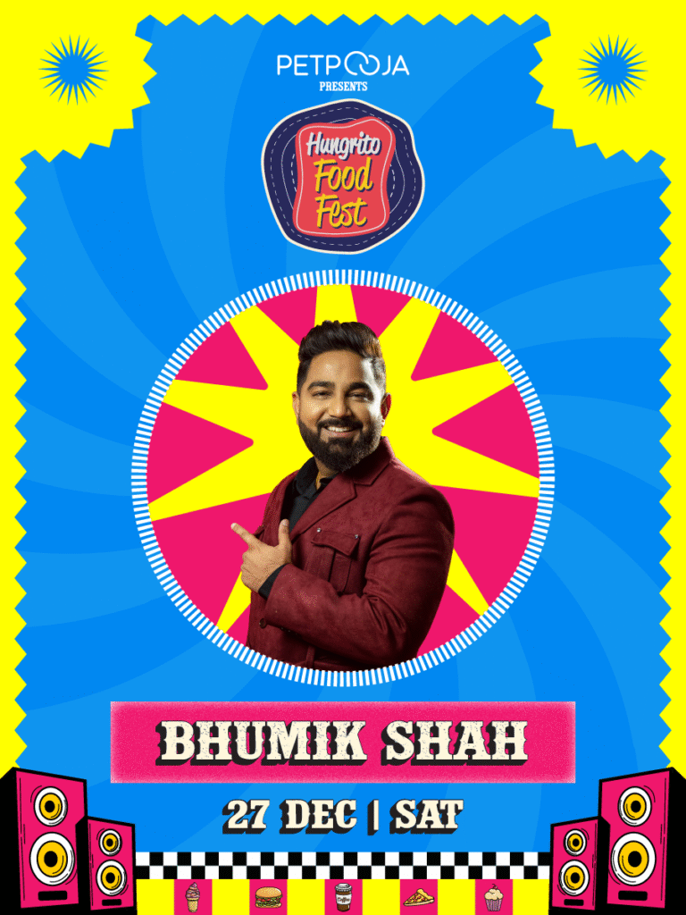 Event Banner of Bhumik Shah Perfoming at Hungrito Food Fest