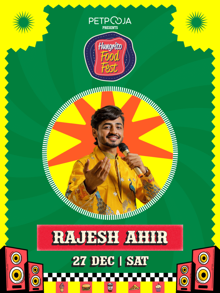 Event Banner of Rajesh Ahir Perfoming at Hungrito Food Fest