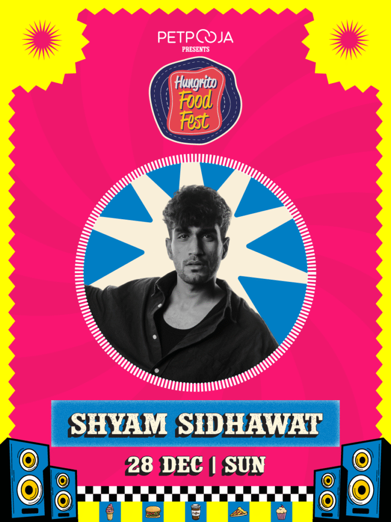 Event Banner of Shyam Sidhawat Perfoming at Hungrito Food Fest